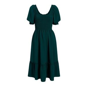 Hill House Louisa Green Midi Dress